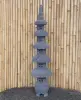Product image 3 of the product “Japanese style Garden Lantern, made from Andesit Stone. Multipart. 150 cm Height, Roof is 35 cm width. ”